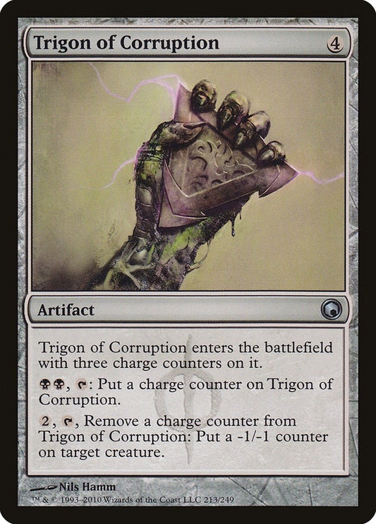 Image for Trigon of Corruption (213) (SOM) - Magic: The Gathering