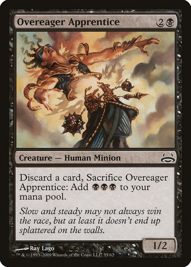 Image for Overeager Apprentice (35) (DDC) - Magic: The Gathering
