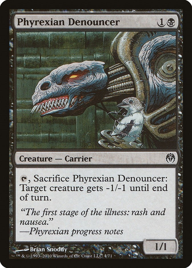Image for Phyrexian Denouncer (4) (DDE) - Magic: The Gathering