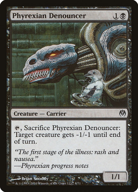 Image for Phyrexian Denouncer (4) (DDE) - Magic: The Gathering
