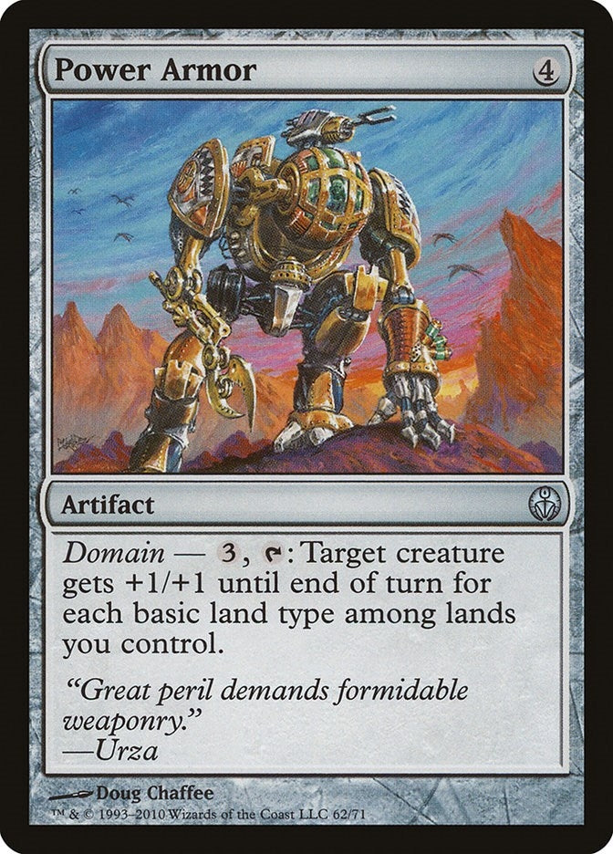 Image for Power Armor (62) (DDE) - Magic: The Gathering