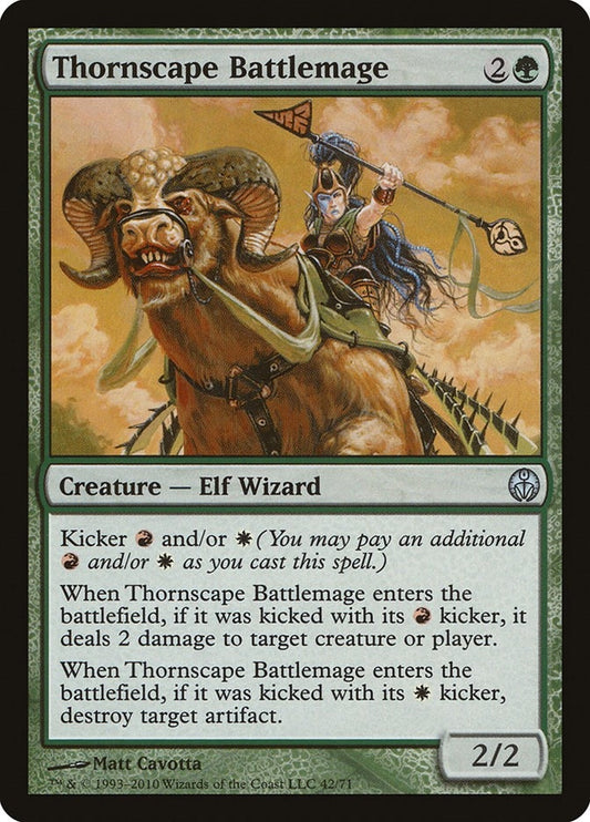 Image for Thornscape Battlemage (42) (DDE) - Magic: The Gathering