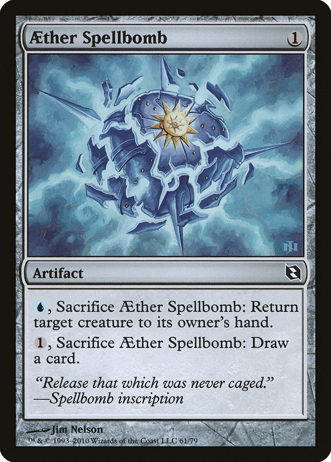 Image for Aether Spellbomb (61) (DDF) - Magic: The Gathering