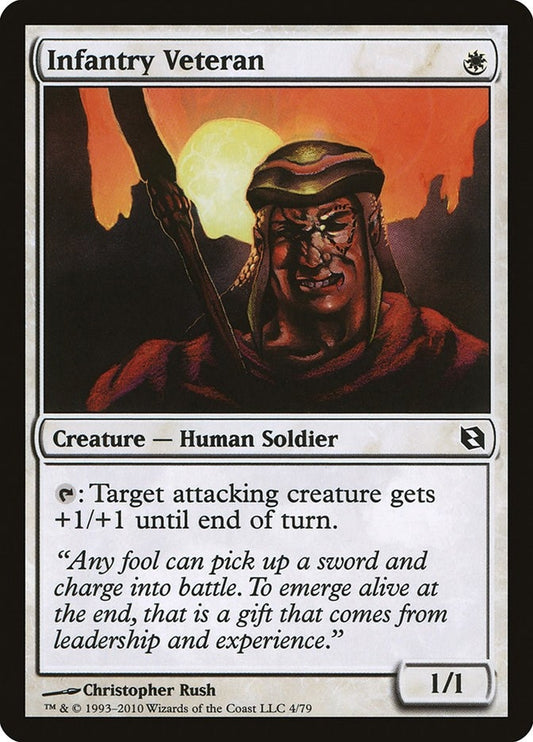 Image for Infantry Veteran (4) (DDF) - Magic: The Gathering