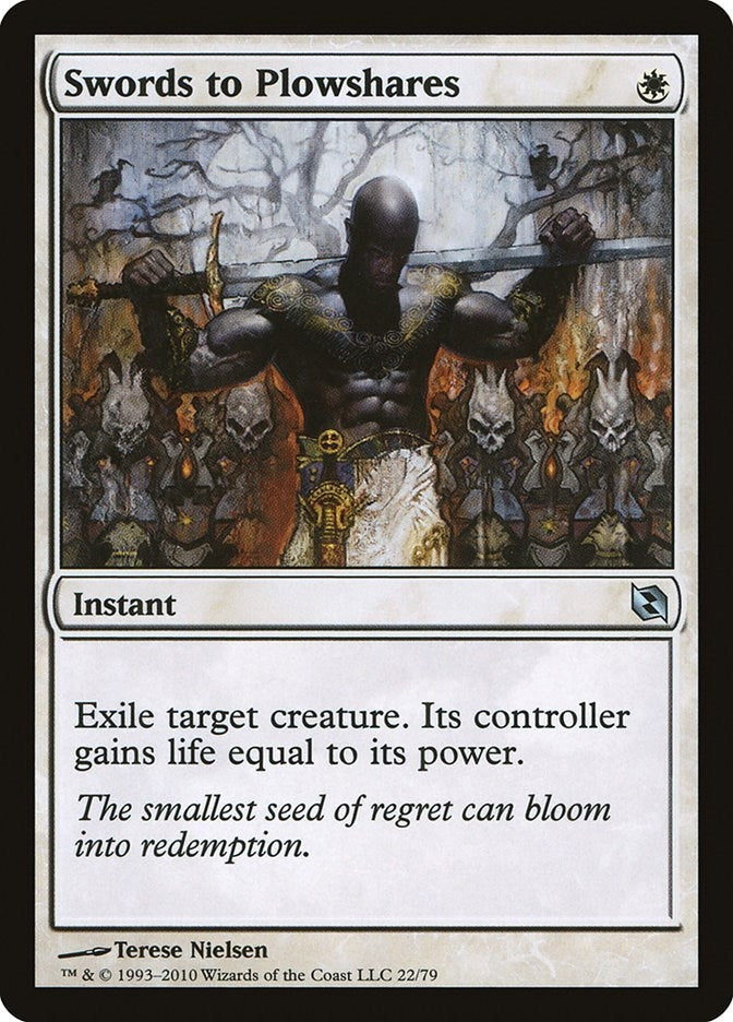 Image for Swords to Plowshares (22) (DDF) - Magic: The Gathering