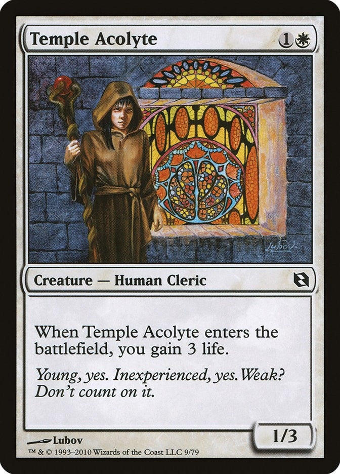 Image for Temple Acolyte (9) (DDF) - Magic: The Gathering
