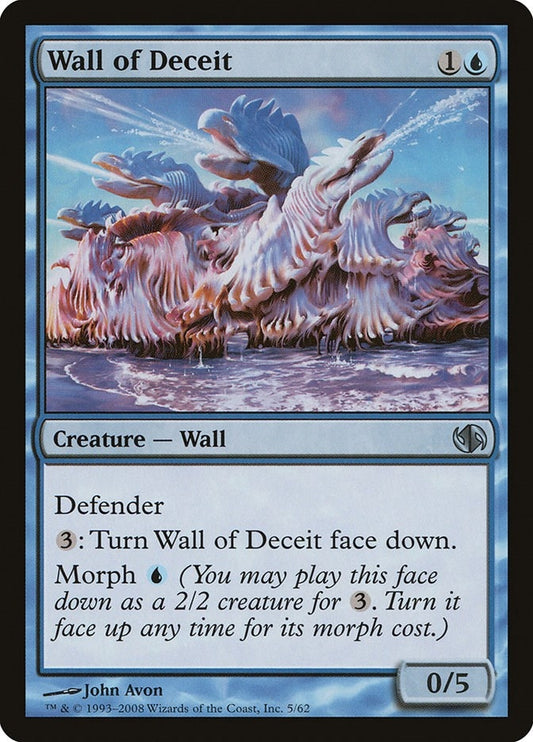Image for Wall of Deceit (5) (DD2) - Magic: The Gathering