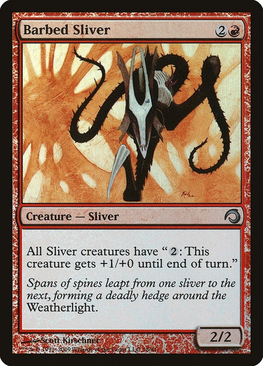 Image for Barbed Sliver (18) (PDS) - Magic: The Gathering