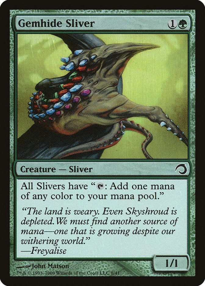 Image for Gemhide Sliver (8) (PDS) - Magic: The Gathering