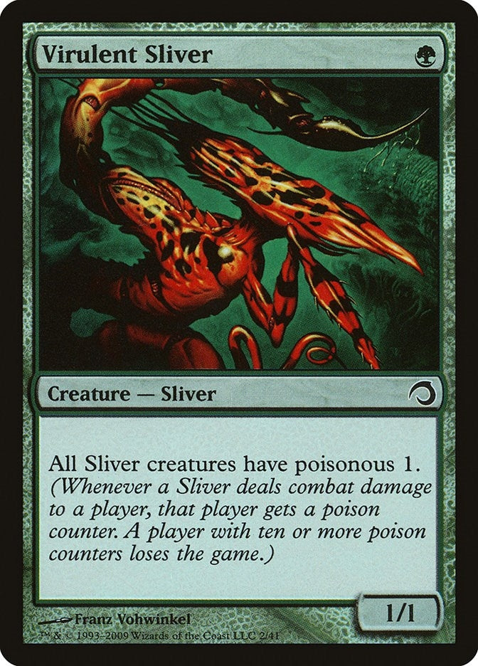 Image for Virulent Sliver (2) (PDS) - Magic: The Gathering