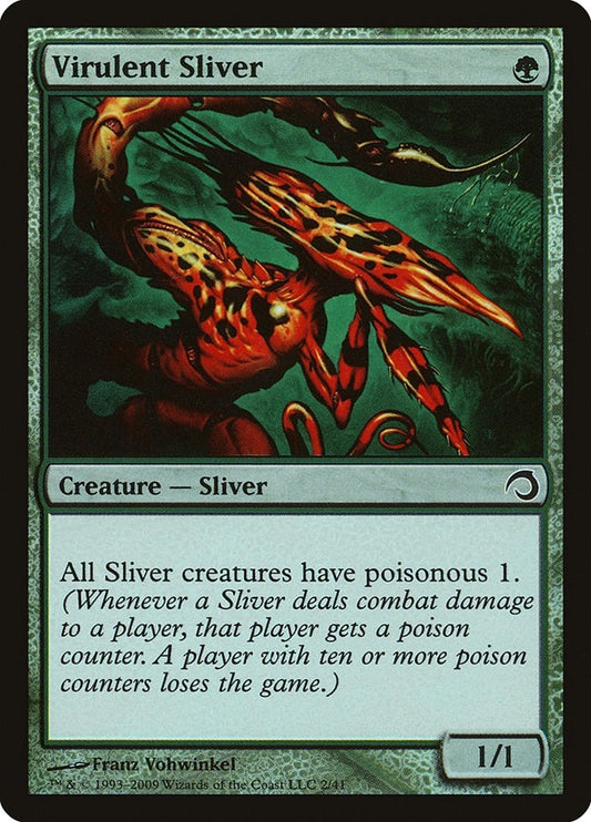 Image for Virulent Sliver (2) (PDS) - Magic: The Gathering