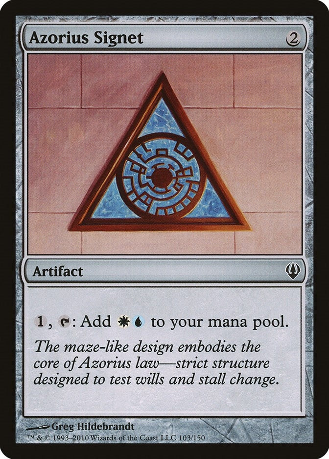 Image for Azorius Signet (103) (ARC) - Magic: The Gathering