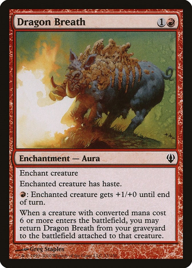 Image for Dragon Breath (33) (ARC) - Magic: The Gathering