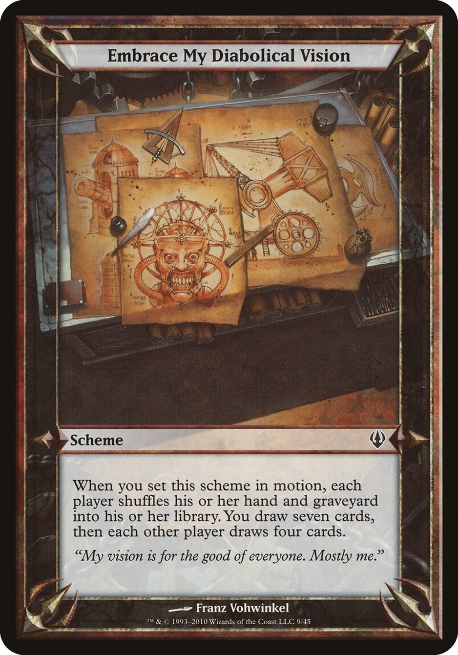 Image for Embrace My Diabolical Vision (Archenemy) (OVER) - Magic: The Gathering