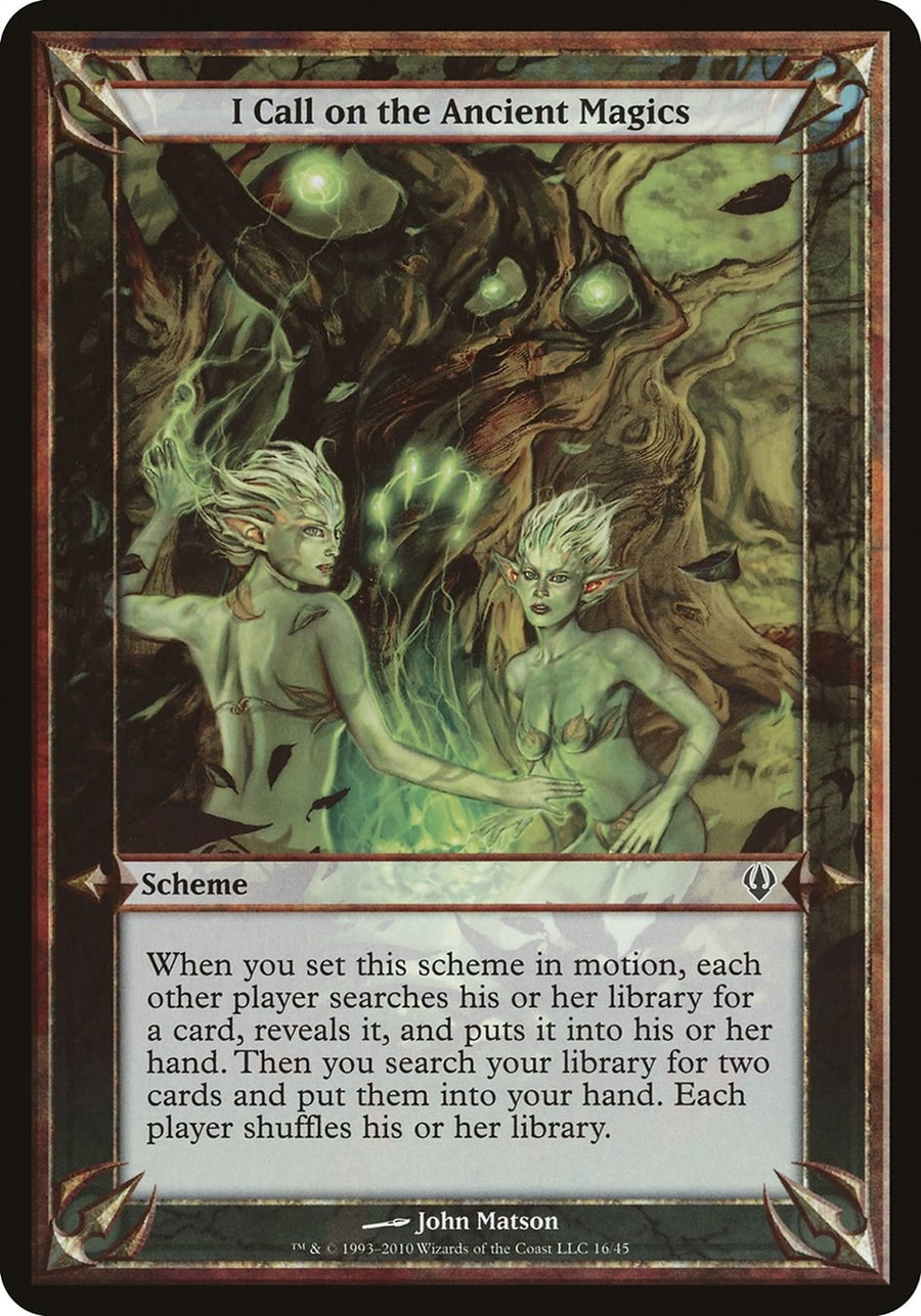 I Call on the Ancient Magics (Colorless) (OVER)