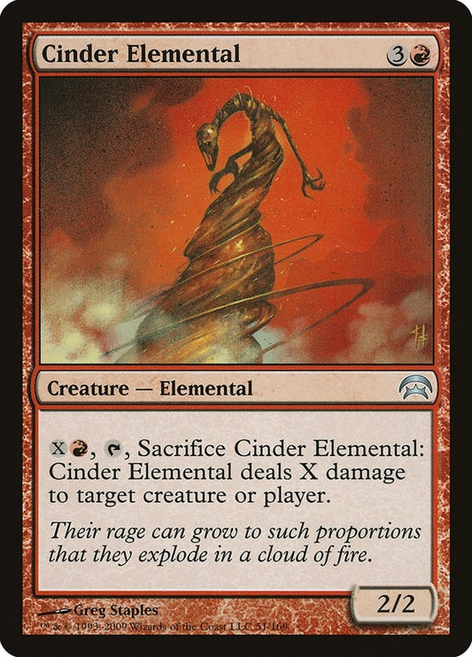 Image for Cinder Elemental (51) (HOP) - Magic: The Gathering