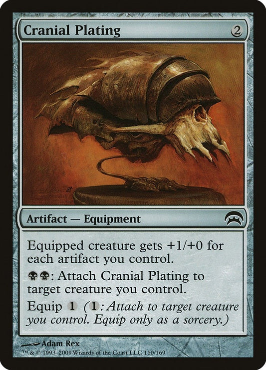 Image for Cranial Plating (110) (HOP) - Magic: The Gathering