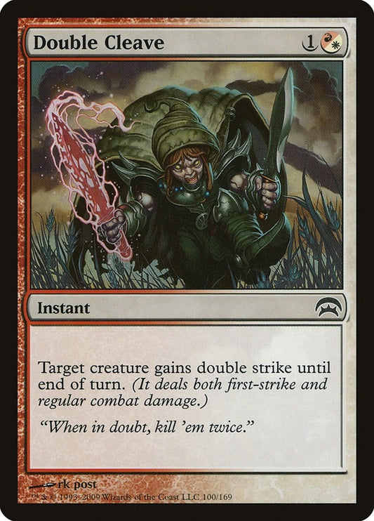 Image for Double Cleave (100) (HOP) - Magic: The Gathering