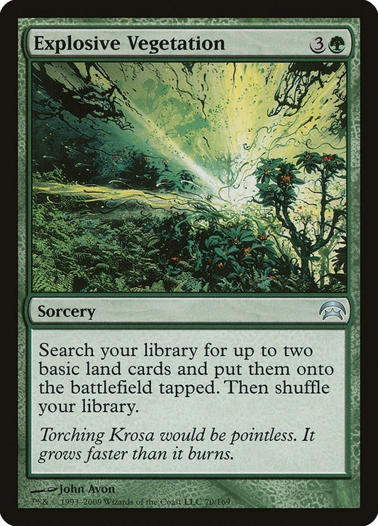 Image for Explosive Vegetation (70) (HOP) - Magic: The Gathering