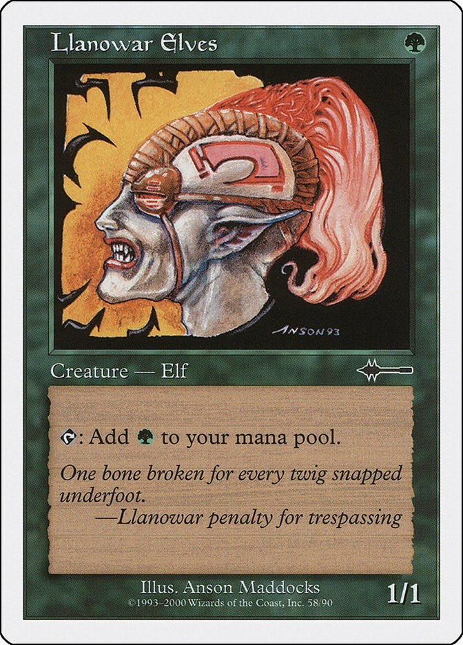 Llanowar Elves (58) (BTD)