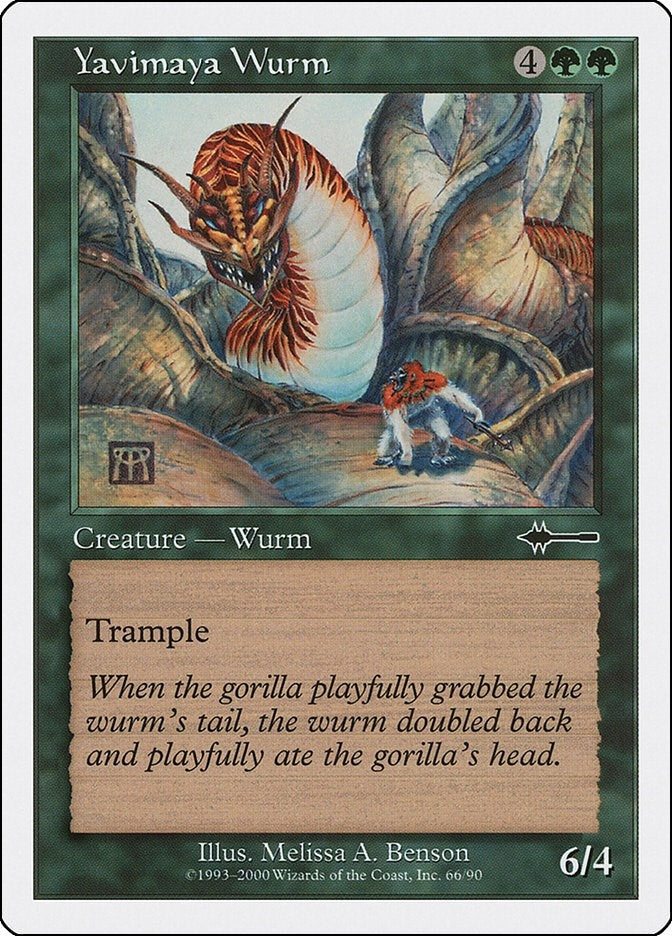 Yavimaya Wurm (66) (BTD)
