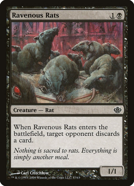 Image for Ravenous Rats (37) (DDD) - Magic: The Gathering