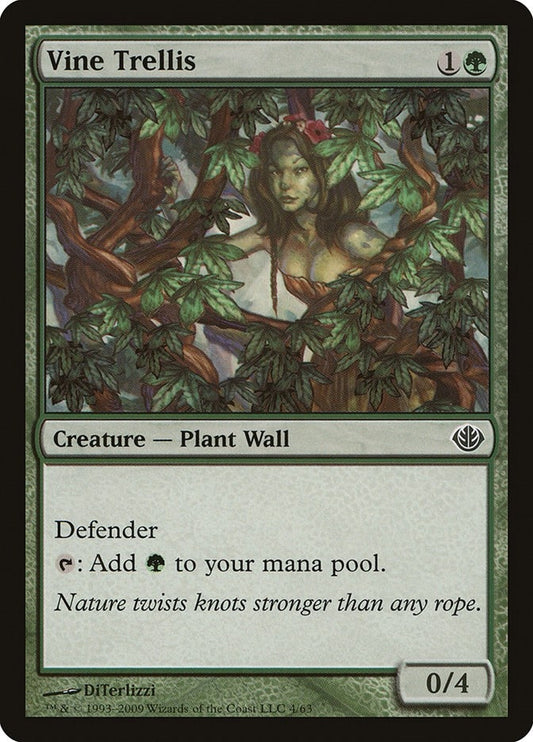 Image for Vine Trellis (4) (DDD) - Magic: The Gathering