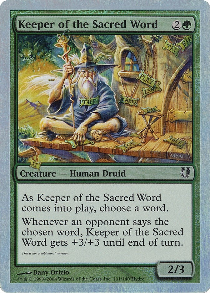 Keeper of the Sacred Word (101) (UNH)