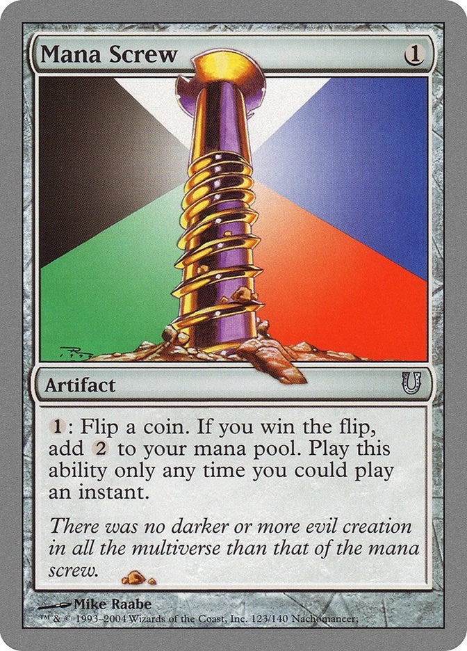 Mana Screw (123) (UNH)