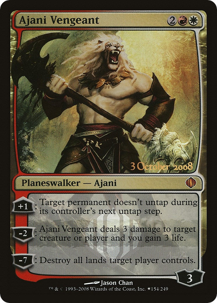 Image for Ajani Vengeant (154) (LARP) - Magic: The Gathering