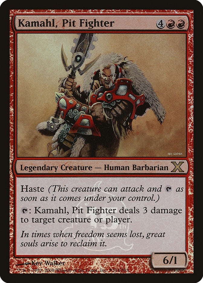 Kamahl, Pit Fighter (15th Anniversary) (214) (UMP)