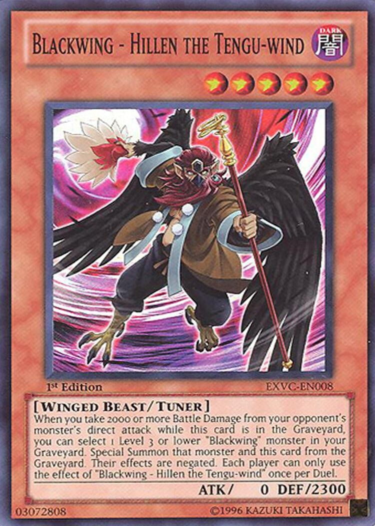 Blackwing - Hillen the Tengu-wind (EXVC-EN008) (EXVC)
