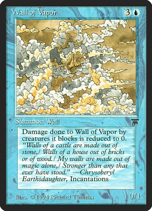 Image for Wall of Vapor (LEG) - Magic: The Gathering