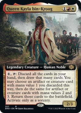 Queen Kayla bin-Kroog (Extended Art) (357) (BRO)