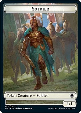 Soldier // Drake Double-Sided Token (3 // 5) (GN3)