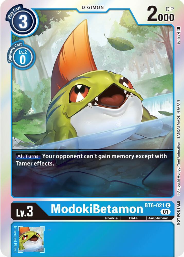 ModokiBetamon (Premium Deck Set Lucky Pack) (BT6-021 C) (BT-06)
