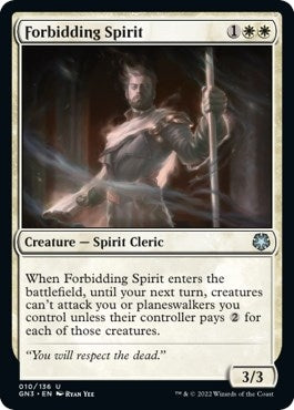 Forbidding Spirit (10) (GN3)