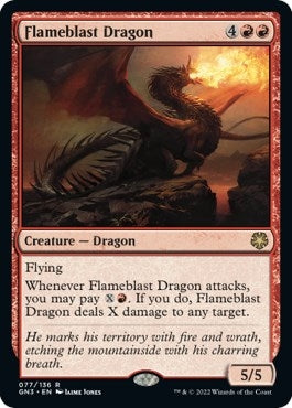 Flameblast Dragon (77) (GN3)
