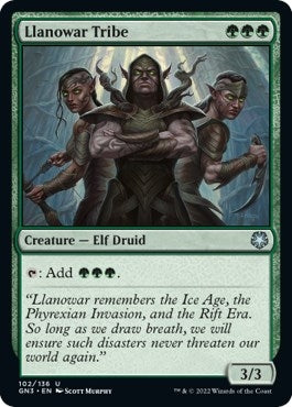 Llanowar Tribe (102) (GN3)