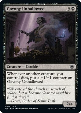 Gavony Unhallowed (51) (GN3)