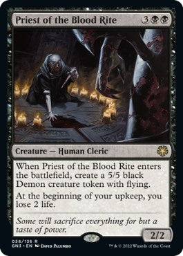 Priest of the Blood Rite (58) (GN3)