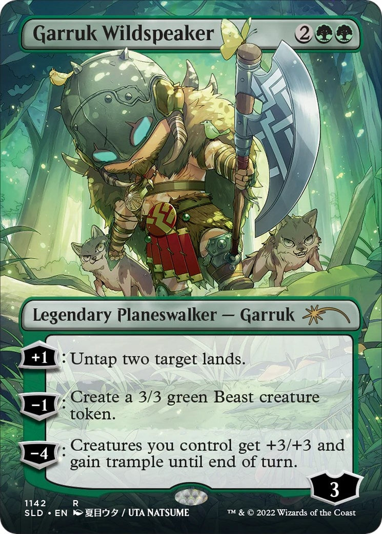 Garruk Wildspeaker (Borderless) (1142) (SLD)