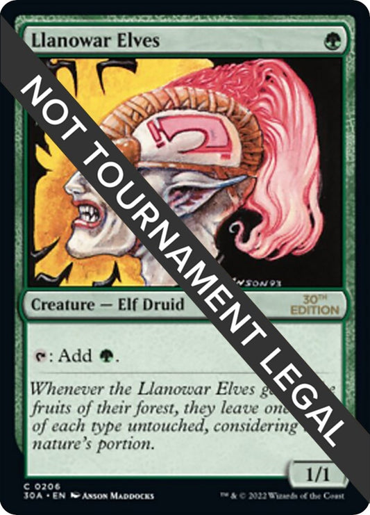 Image for Llanowar Elves (206) (30A) - Magic: The Gathering