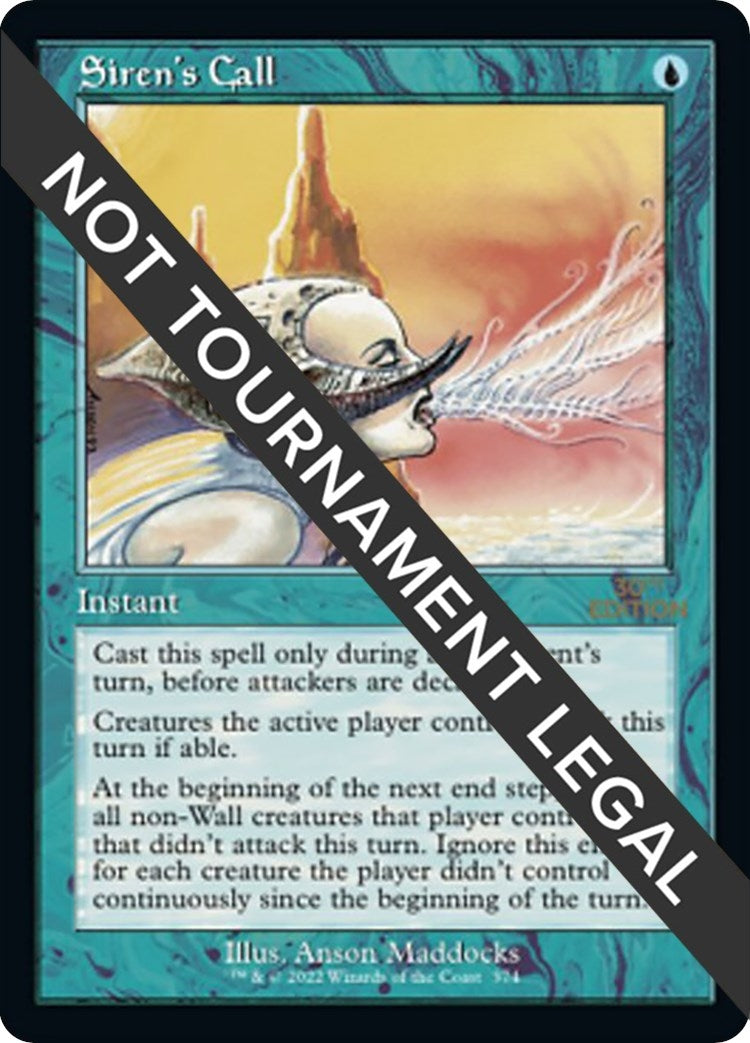 Siren's Call (Retro Frame) (374) (30A)