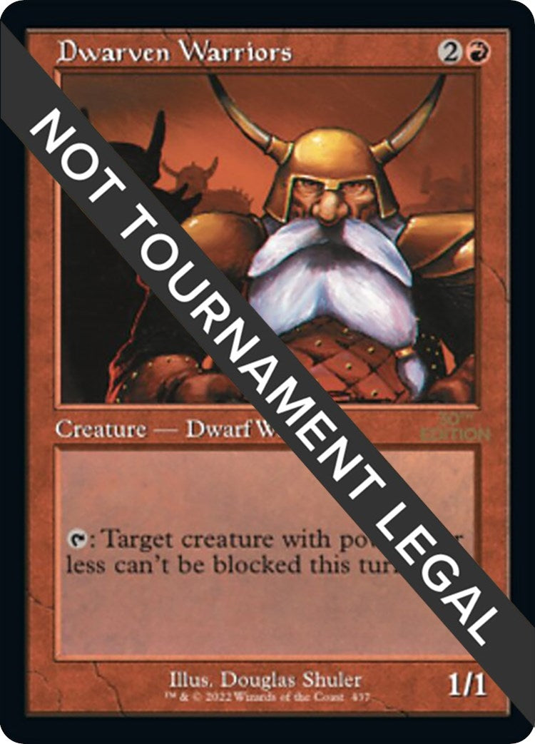 Dwarven Warriors (Retro Frame) (437) (30A)