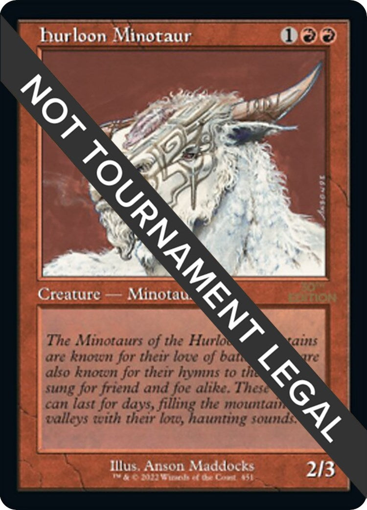 Hurloon Minotaur (Retro Frame) (451) (30A)