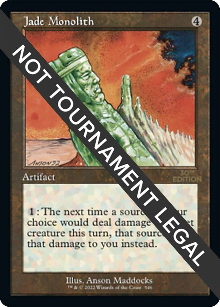 Jade Monolith (Retro Frame) (546) (30A)