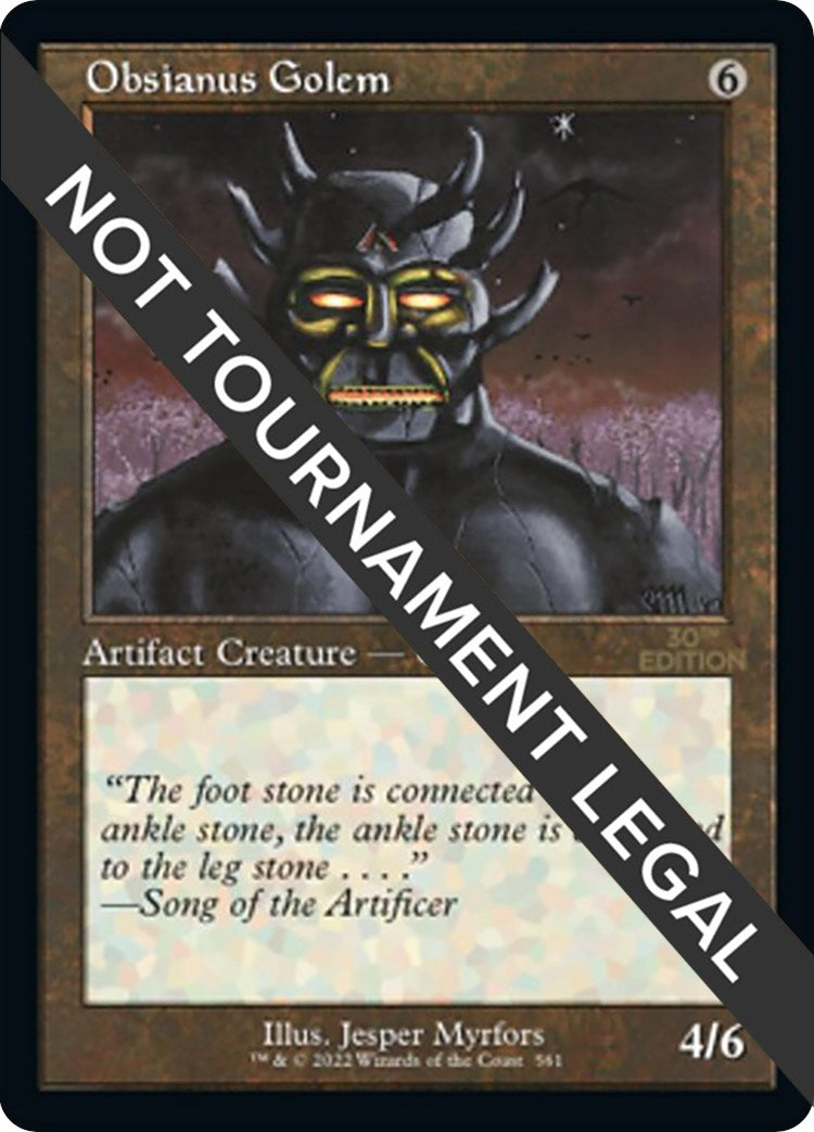 Obsianus Golem (Retro Frame) (561) (30A)