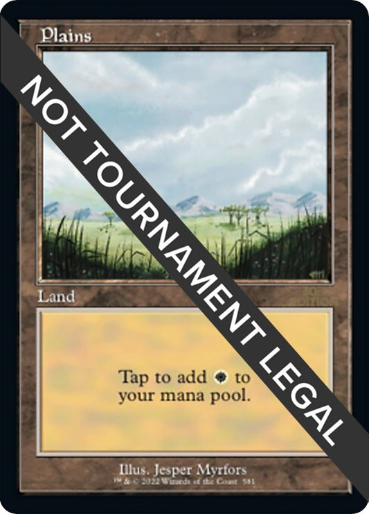 Image for Plains (581) (Retro Frame) (581) (30A) - Magic: The Gathering