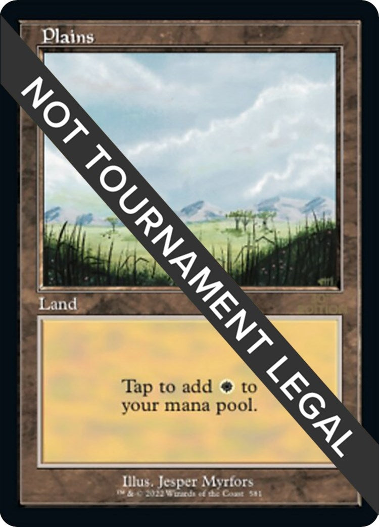 Plains (581) (Retro Frame) (581) (30A)